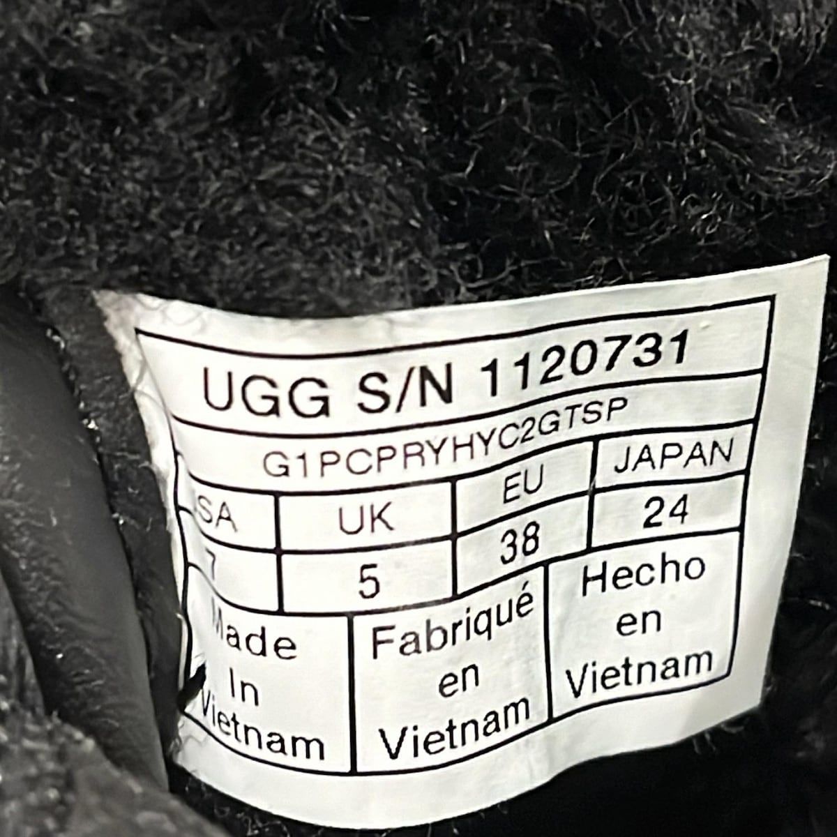  UGG アグ ショートブーツ 24 レディース ニューメル プラットフォーム ジップ 1120731 黒 ムートン ブーティ ブーツ
