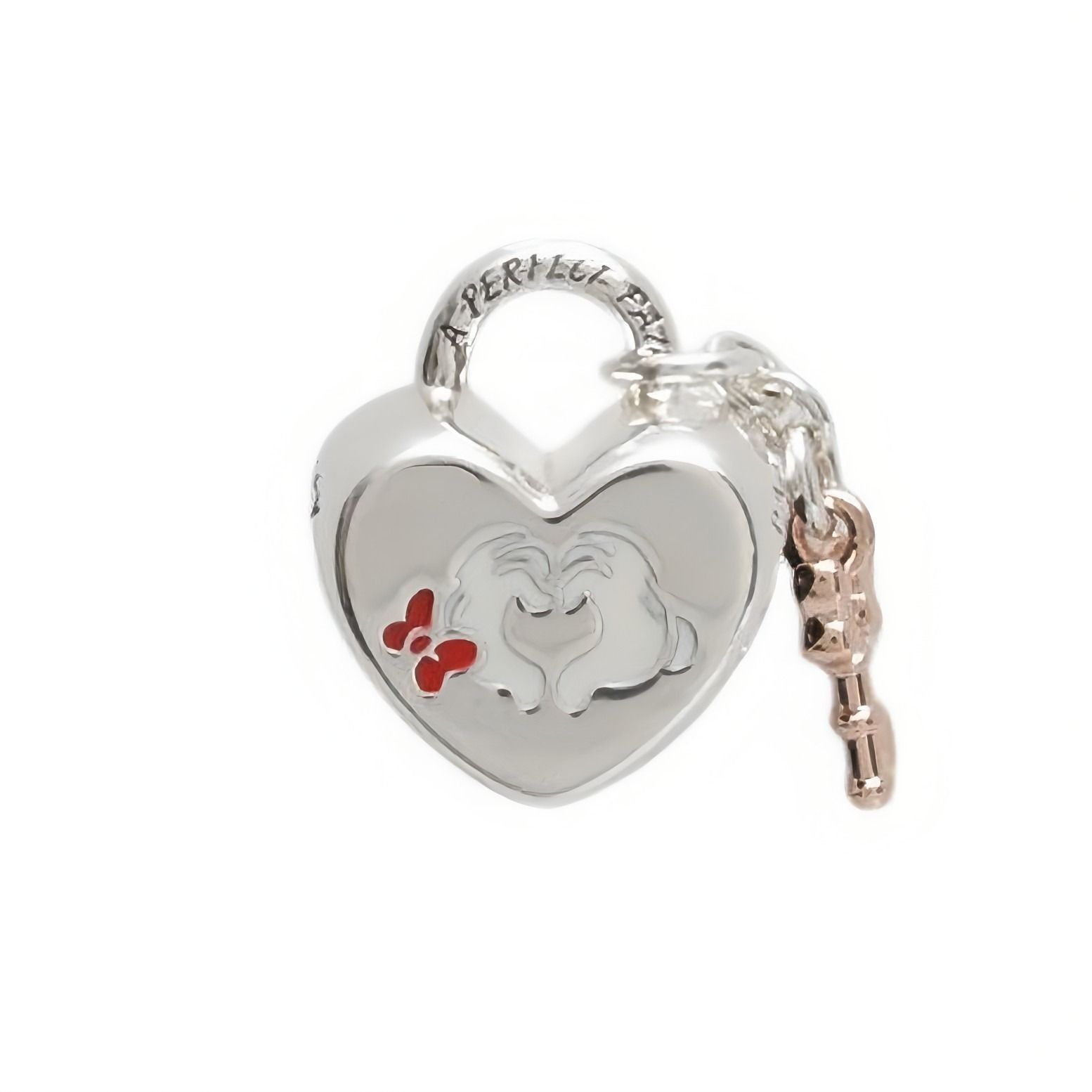 パンドラ PANDORA ブレスレットチャーム Disney Mickey Mouse - Minnie Mouse Padlock Charm レディース シルバー ジュエリー 人気 ブランド おしゃれ 誕生日 プレゼント ギフト