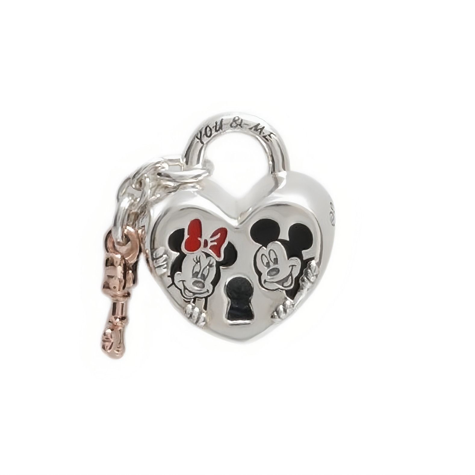 パンドラ PANDORA ブレスレットチャーム Disney Mickey Mouse - Minnie Mouse Padlock Charm レディース シルバー アクセサリー ジュエリー 人気 ブランド おしゃれ 誕生日 プレゼント ギフト 送料無料