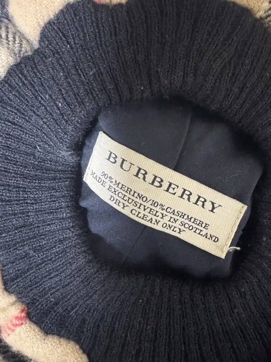  キッズ バーバリー チェック ベレー帽 その他 帽子