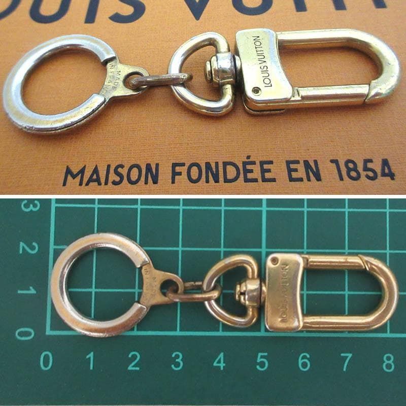 ルイ ヴィトン LOUIS VUITTON アノクレ キーリング キーホルダー
