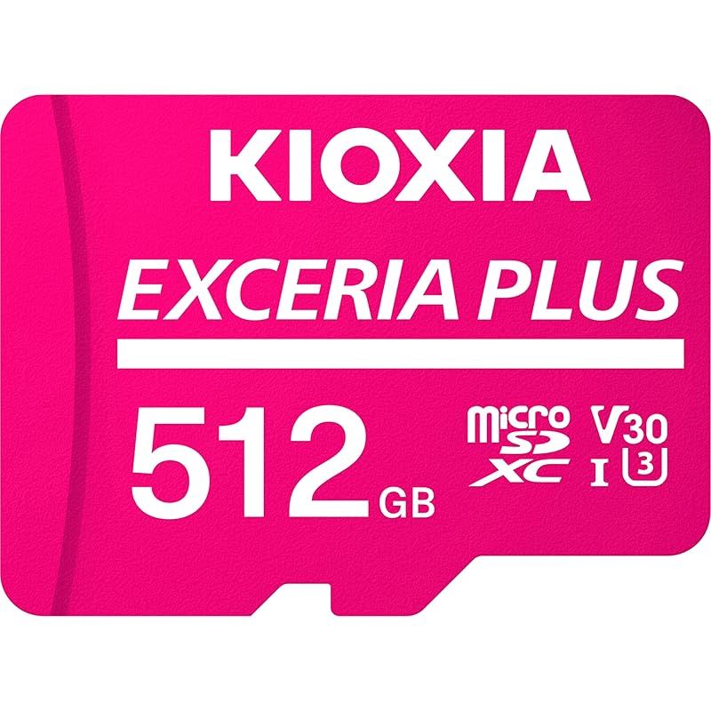 KIOXIA キオクシア 旧東芝メモリ microSD 512GB EXCERIA PLUS UHS-I U3 V30 Class10 Nintendo Switch動作 済 microSDXC 最大読出100MB s 最大書込85MB s 4K対応