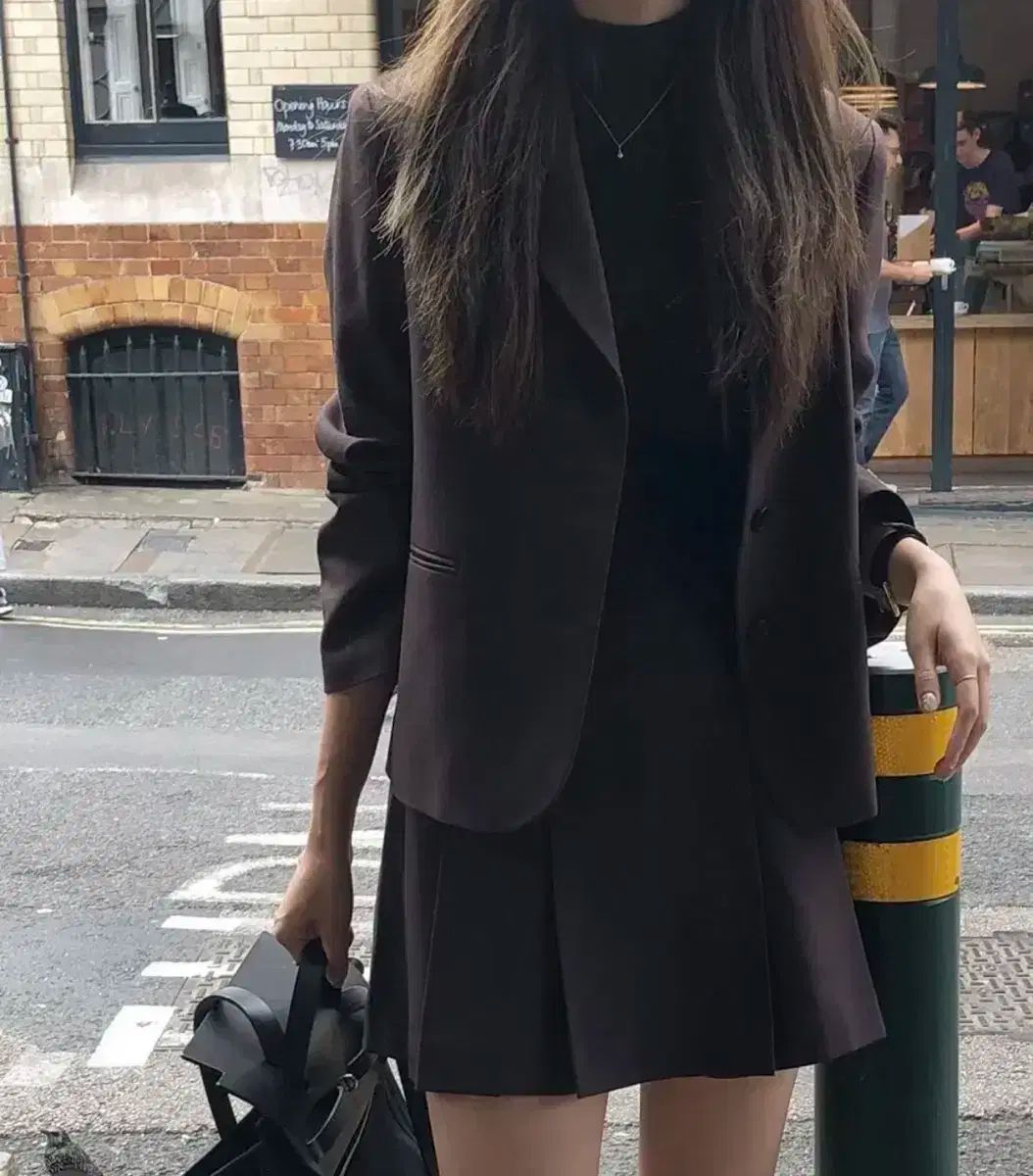 ブルーアーカイブ ブルアカARCHIVE JTOU 麻 ミル ジャケット スカート セット ダークブラウン