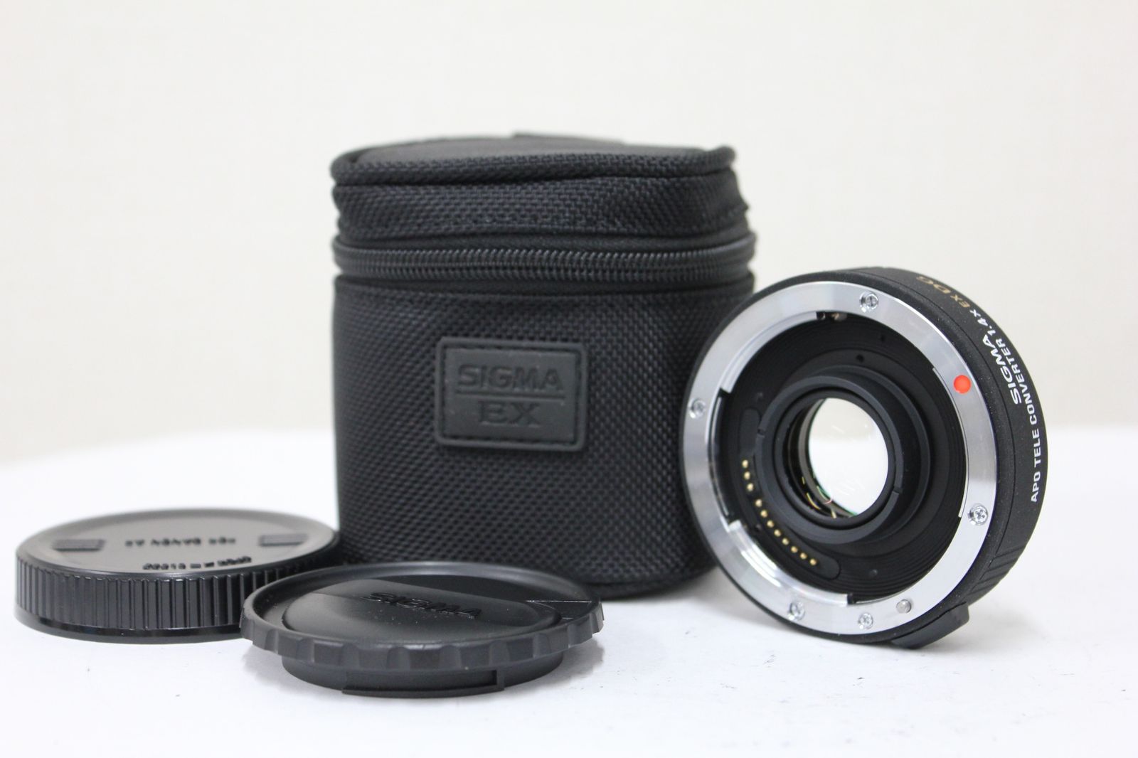 シグマ Sigma APO TELE 1 4 X EX DG キャノンマウント 前後キャップ ソフトケース付き コンバーター e 3348