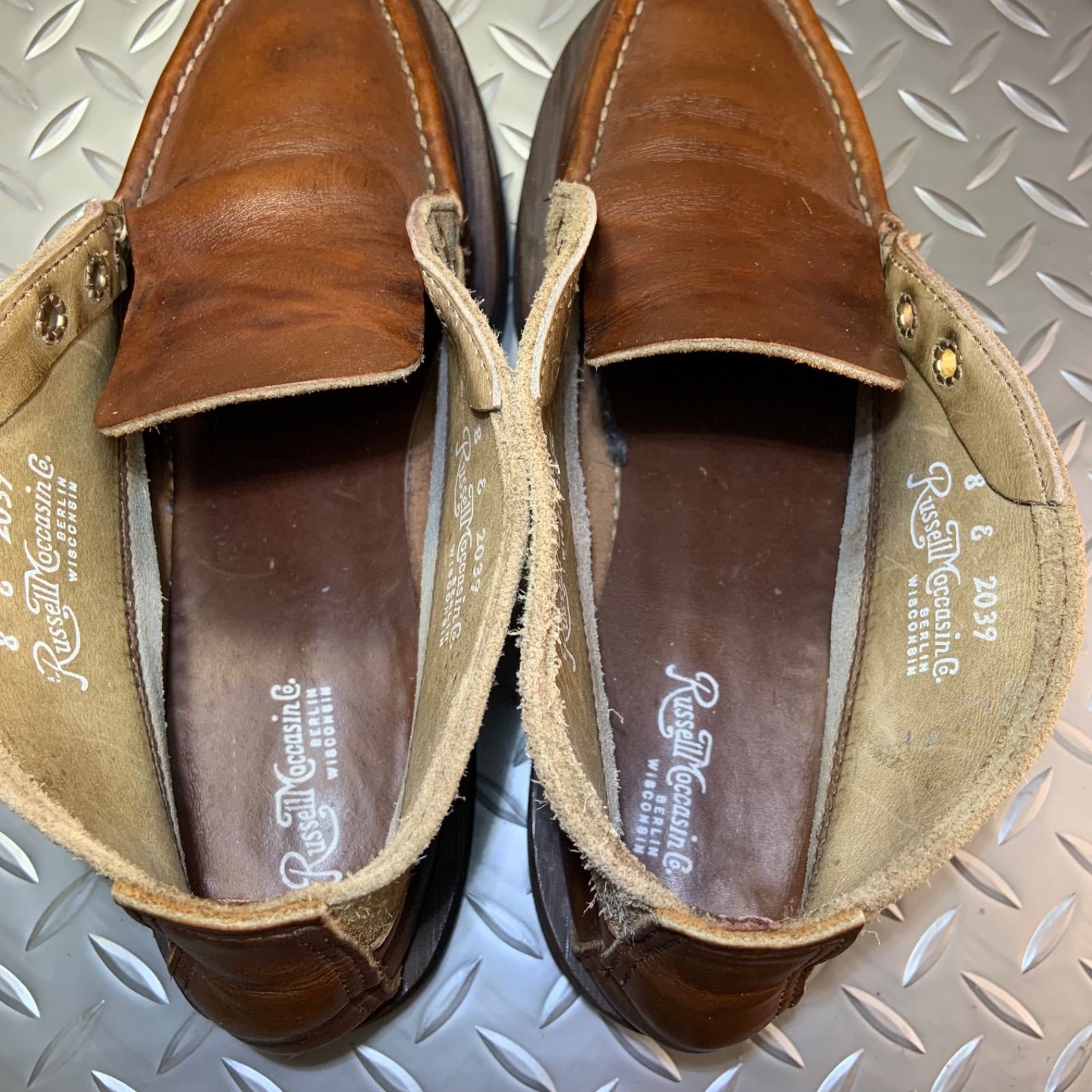 Russell Moccasin Chukka チャッカブーツ US 8 E JP 26㎝ ラッセルモカシン アメリカ製 25 J 23-RUSS