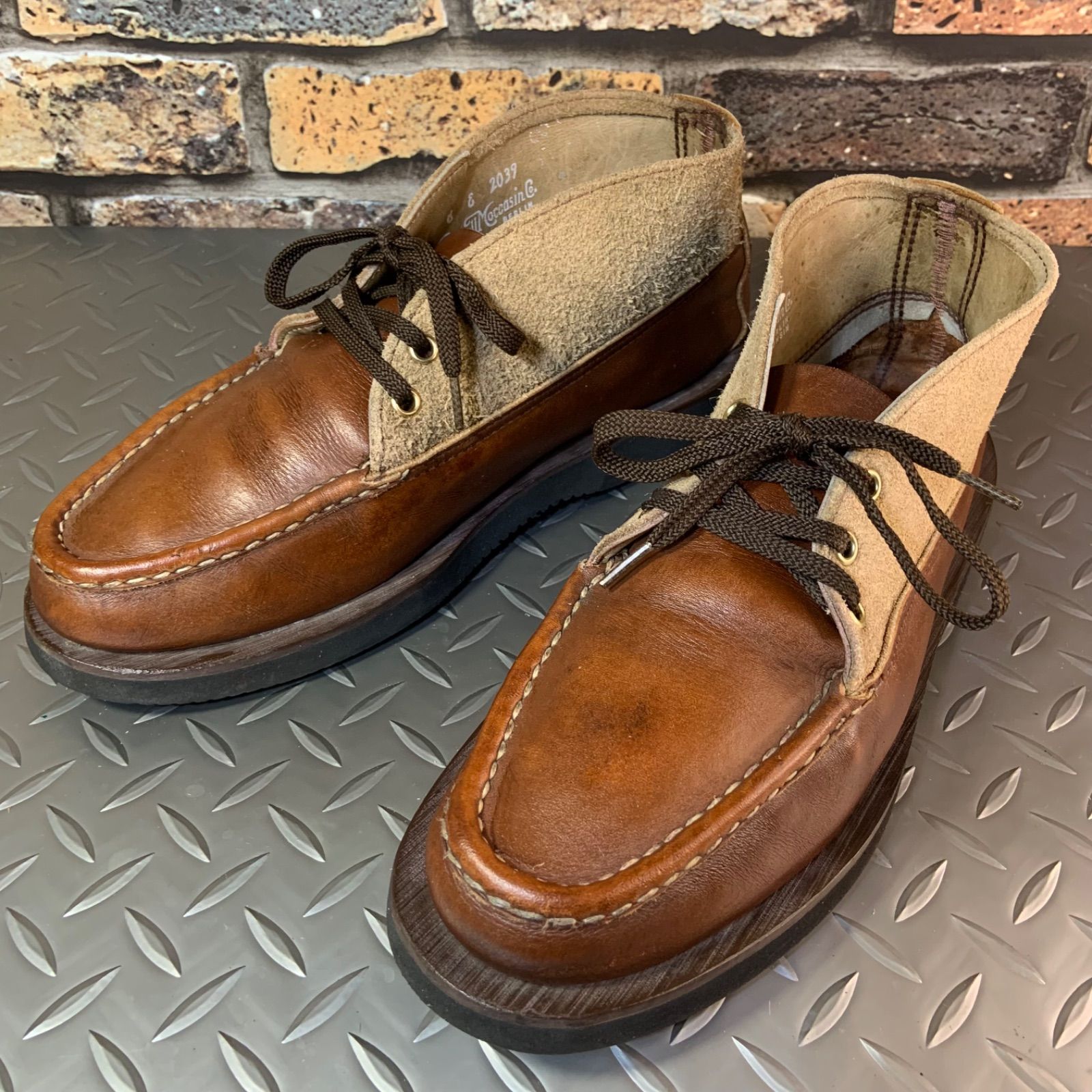 Russell Moccasin Chukka チャッカブーツ US8E JP26㎝ ラッセルモカシン アメリカ製 25J23-RUSS