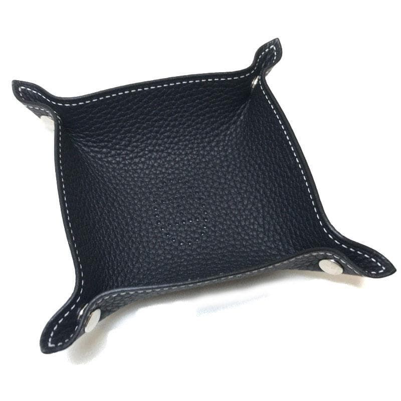 エルメス ヴィドポッシュ ミニ トレー 小物入 ブラック シルバー ♥ B刻