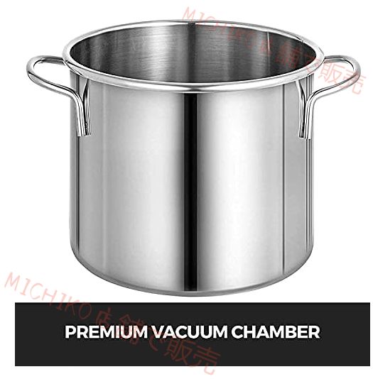 クリスタル蓋付き脱気チャンバー