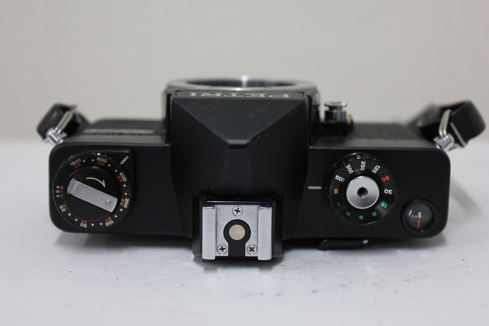  品 PETRI MF 1 ブラック C Auto 50 mm F 7 M 42マウント ボディレンズセット e 3361 一眼レフカメラ(フィルム) フィルムカメラ