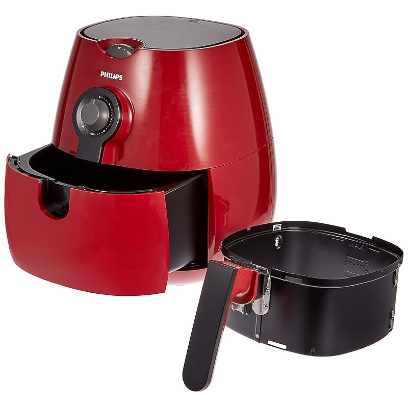 フィリップス ノンフライヤー 電気フライヤー 揚げ物 グリル ロースト ベイク対応 高速空気循環技術 2.2L 800g HD9216 66 レッド 0