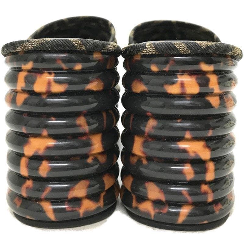 【美品】FENDI 厚底 サンダル ズッカ ブラウン 35サイズ イタリア製 美品】FENDI 厚底 サンダル ズッカ ブラウン 35サイズ イタリア製