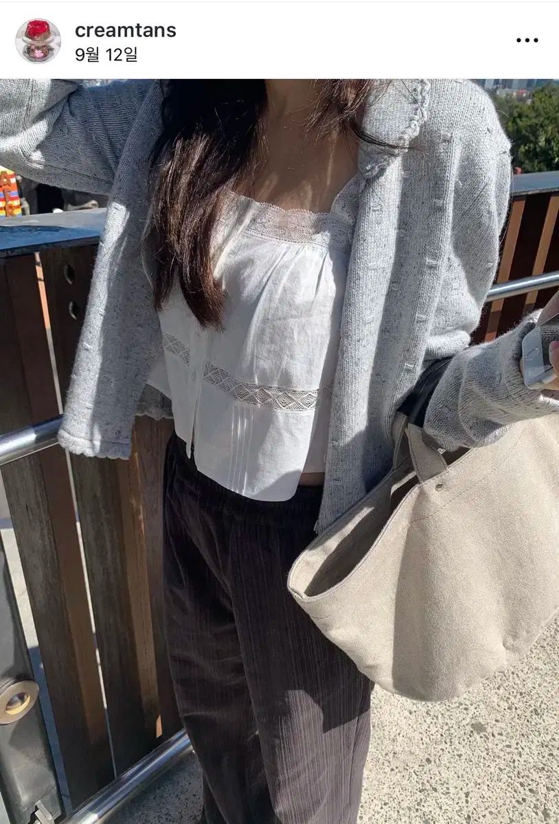 TANNAT Trace stripe banding pants DECORATOM_COM_BR