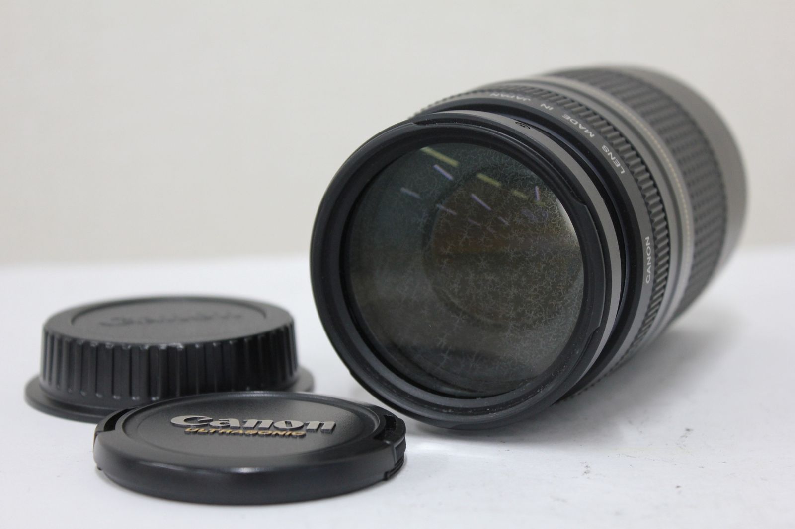 訳あり品 キャノン Canon ZOOM LENS EF 75-300mm F4-5.6 II 前後キャップ付き レンズ e3364