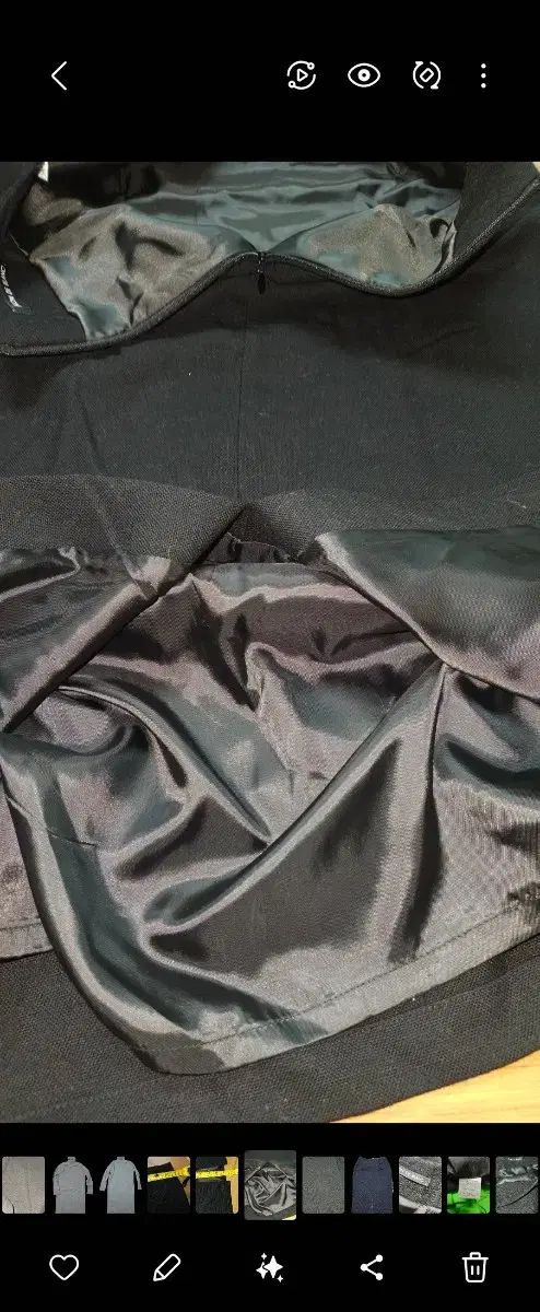 GALON DE BLANC フリル ブラック スカート sサイズ GULLKHAN_COM