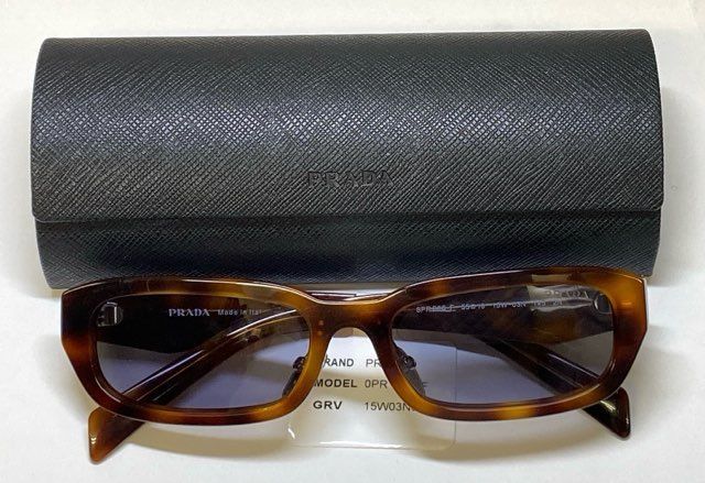 未使用 プラダ サングラス PRADA PR B06SF スクエア べっ甲柄 ブラウン