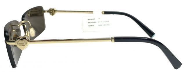 未使用 ティファニー サングラス リムレス ハート リターントゥ スクエア Tiffany & Co. TF3108-B ブラウン ゴールド 茶色 TIFFANY レデ 未使用 ティファニー サングラス リムレス ハート リターントゥ