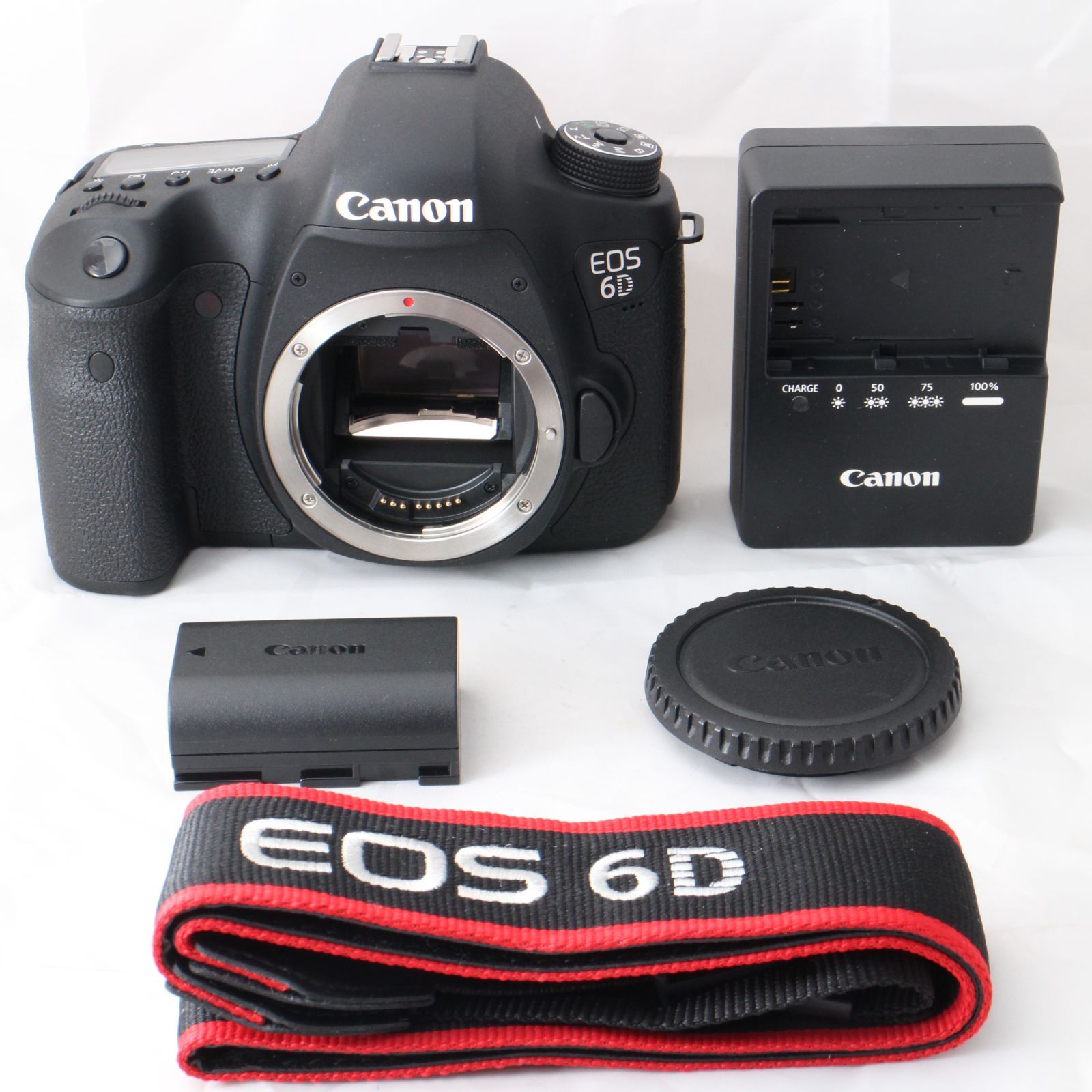 級 ショット数490 Canon デジタル一眼レフカメラ EOS 6D ボディ EOS6D キヤノン 4312