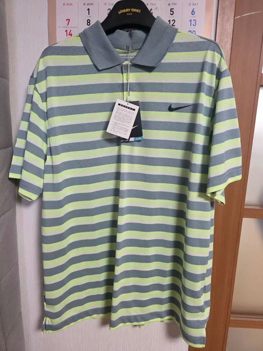 ナイキ ゴルフ ストライプ 半袖 ポロTシャツ