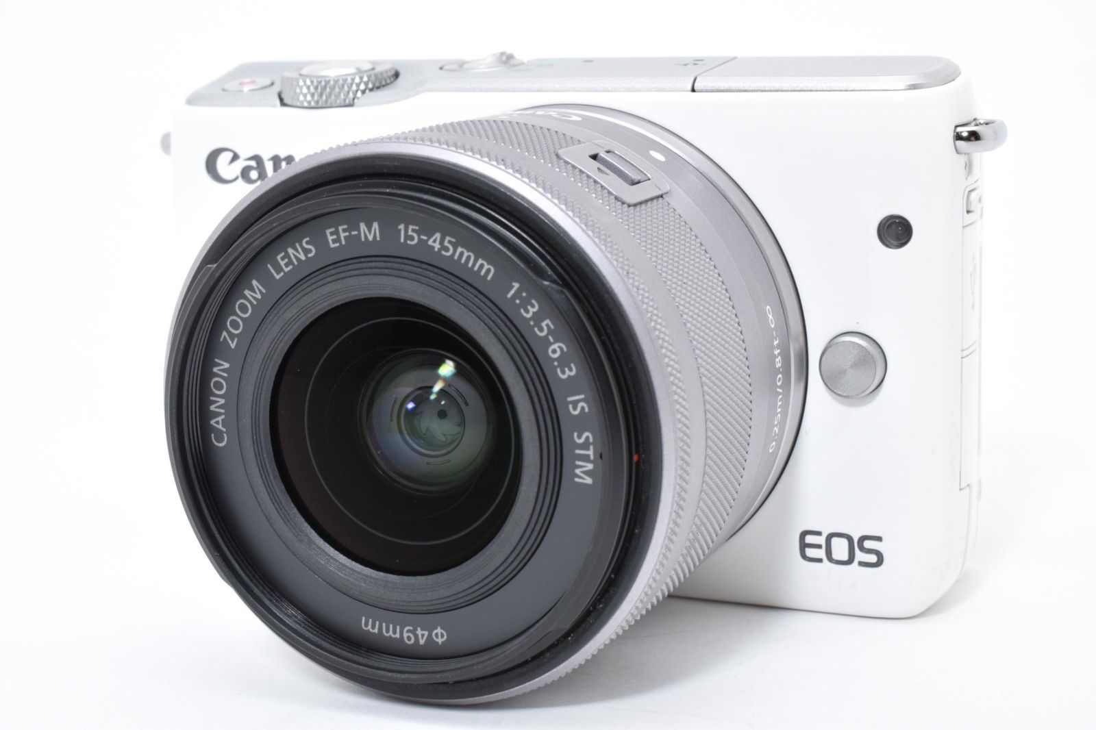 CANON EOS M 10 レンズキット ホワイト EF 15 45 mm F 3 5 6 IS STM