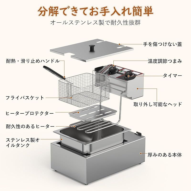 お手入れ簡単 日本語説明書付き