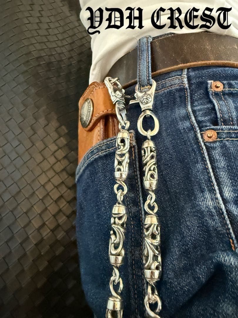 LIDNM Llife LEATHER CHAIN WALLET CODE Llife LEATHER CHAIN WALLET