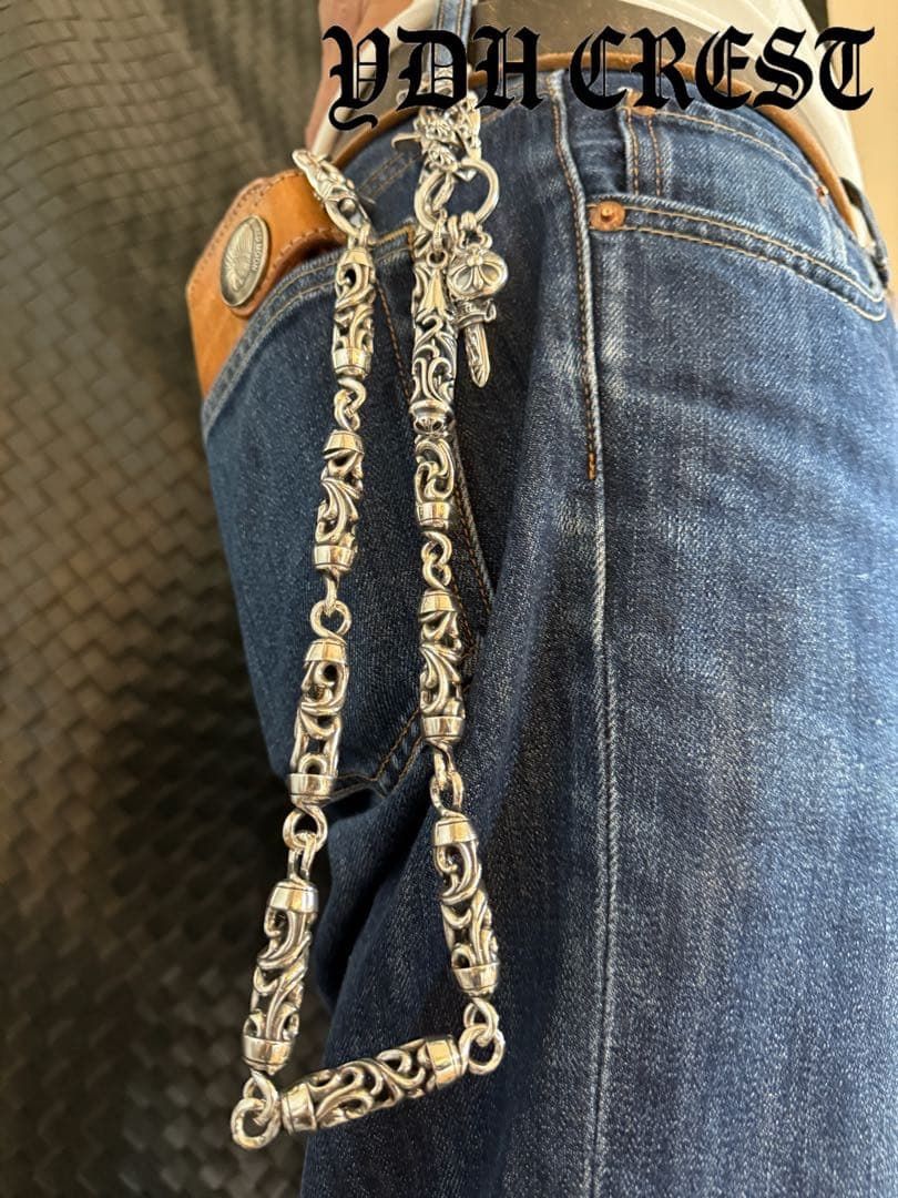 TARUGATA　ウォレットチェーン　バイカー必須ウォレットシルバーチェーン TARUGATA ウォレットチェーン バイカー必須ウォレットシルバー