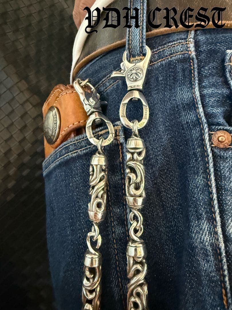 TARUGATA　ウォレットチェーン　バイカー必須ウォレットシルバーチェーン ☆TARUGATA ウォレットチェーン バイカー必須ウォレットシルバーチェーン