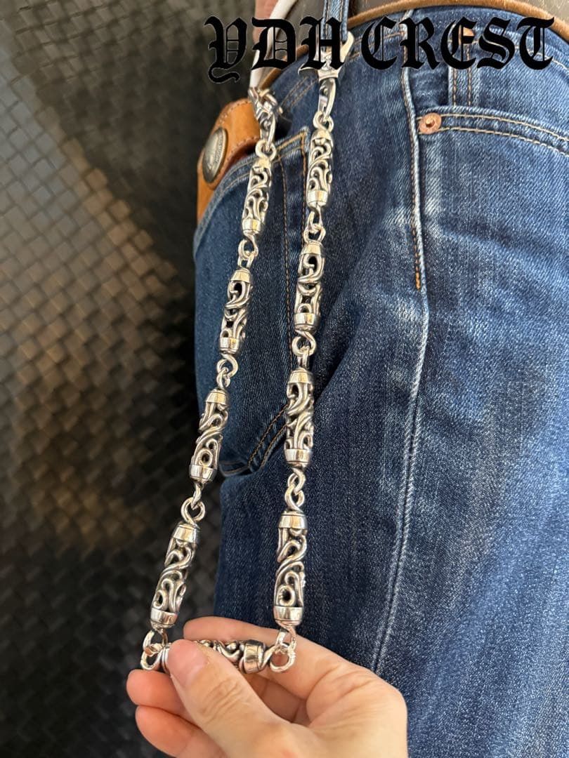 NANAさま専用 銀厚ウォレットチェーン2本 45cm 【WC015s】 NANAさま