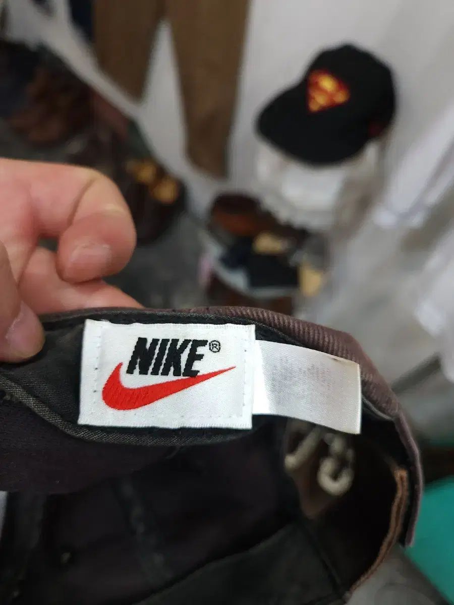  NIKE 90 s ドリル ビックロゴ ベースボールキャップ その他 キャップ