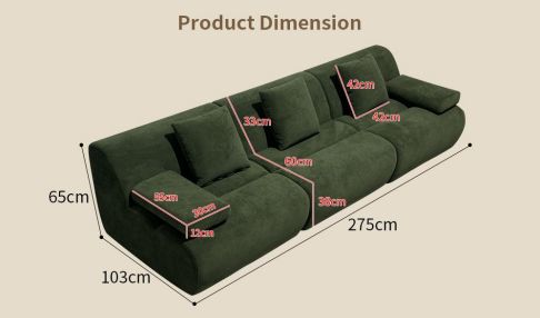 シート ペルシャンベロア素材でくつろぎの