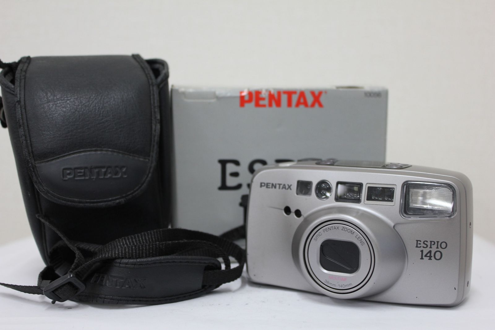 品 元 き ペンタックス Pentax 140 M 38 mm ケース付き コンパクトカメラ e 3382