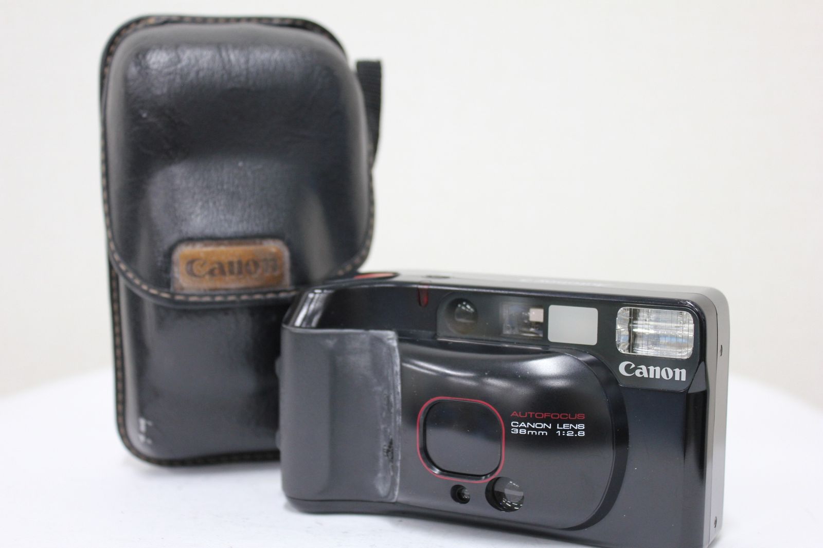 返品保証 キャノン Canon Autoboy 3 38mm F2.8 ケース付き コンパクトカメラ e3384