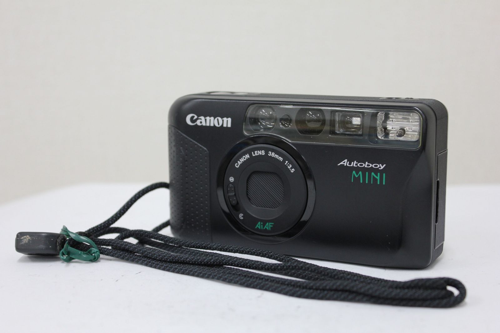 返品保証 キャノン Canon Autoboy MINI ブラック 38mm F3.5 コンパクトカメラ e3385