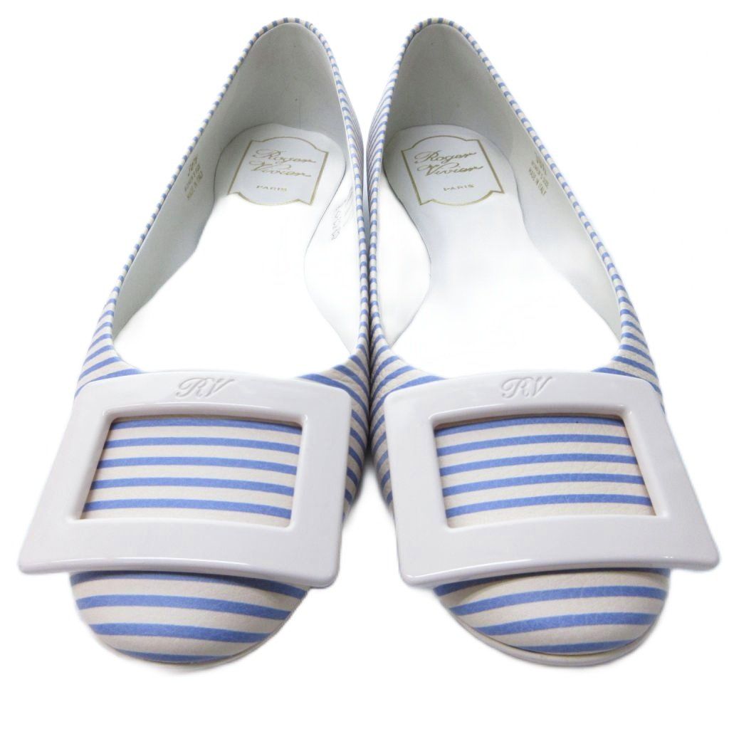 フラットシューズ スクエア