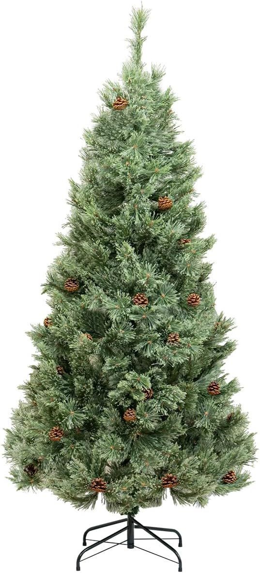 クリスマスツリー ヌードツリー Renoel|リノエル 本物のような美しいシルエットと豊富な枝数 天然松ぼっくり付き ハロウィン 飾り付け デコレーション ギフト 贈り物 プレゼント 北欧 シンプル 組立簡単 本体 180cm