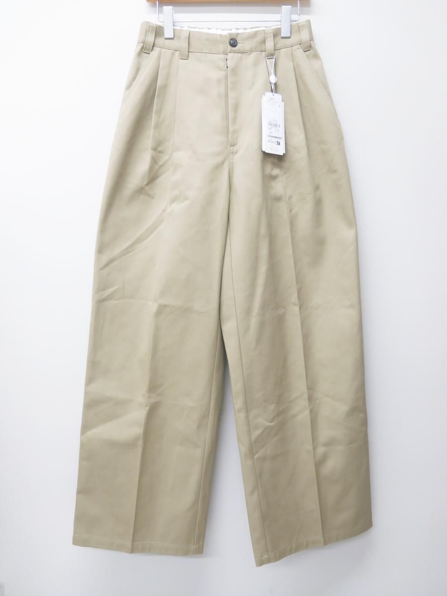 Maison Margiela メゾンマルジェラ S50KA0652 S54042 24AW スケーター チノ ワイドトラウザーズ パンツ 48