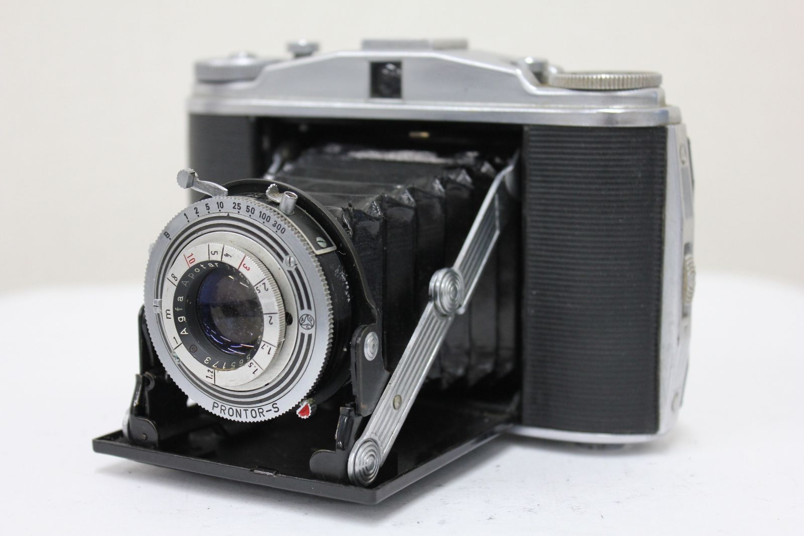 訳あり品 Agfa ISOLETTE II Apotar 85mm F4.5 蛇腹カメラ e3387
