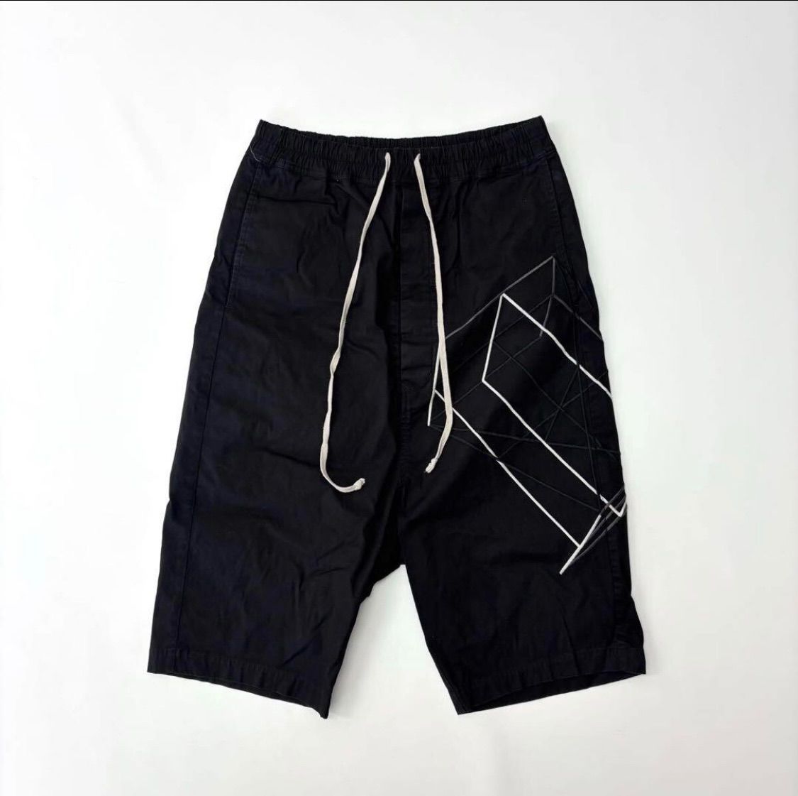 19ss 2019 Rick Owens リックオウエンス EMBROYERED KARLOOF SHORTS サルエル ショーツ イージー パンツ 刺繍 サイズ 46 709-0200