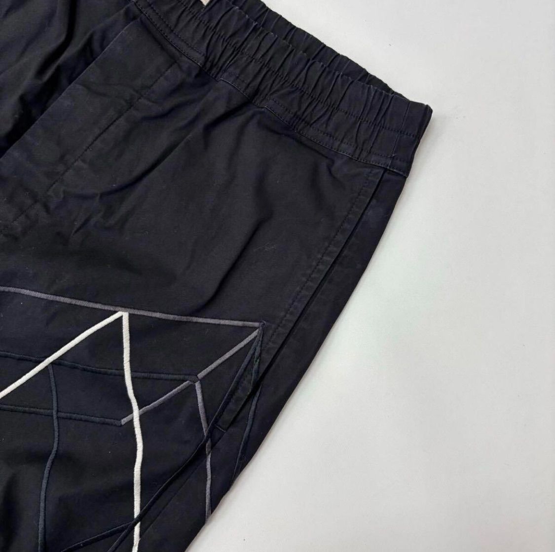  19 ss 2019 Rick Owens リックオウエンス KARLOOF SHORTS サルエル ショーツ イージー パンツ 刺繍 サイズ 46 709-0200 サルエルパンツ パンツ