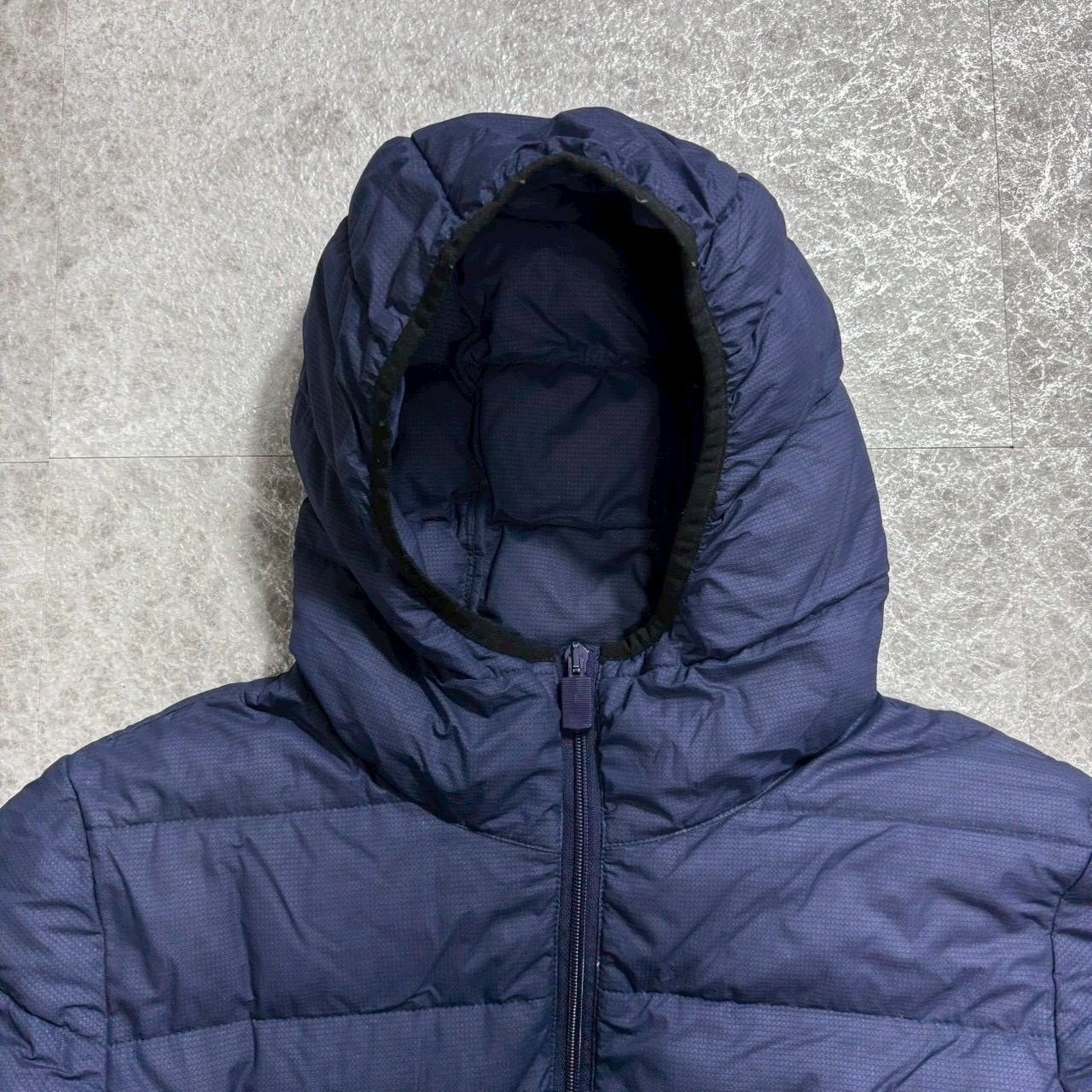 ASPESI アスペジ フード付き ダウンジャケット ネイビー L 軽量モデル