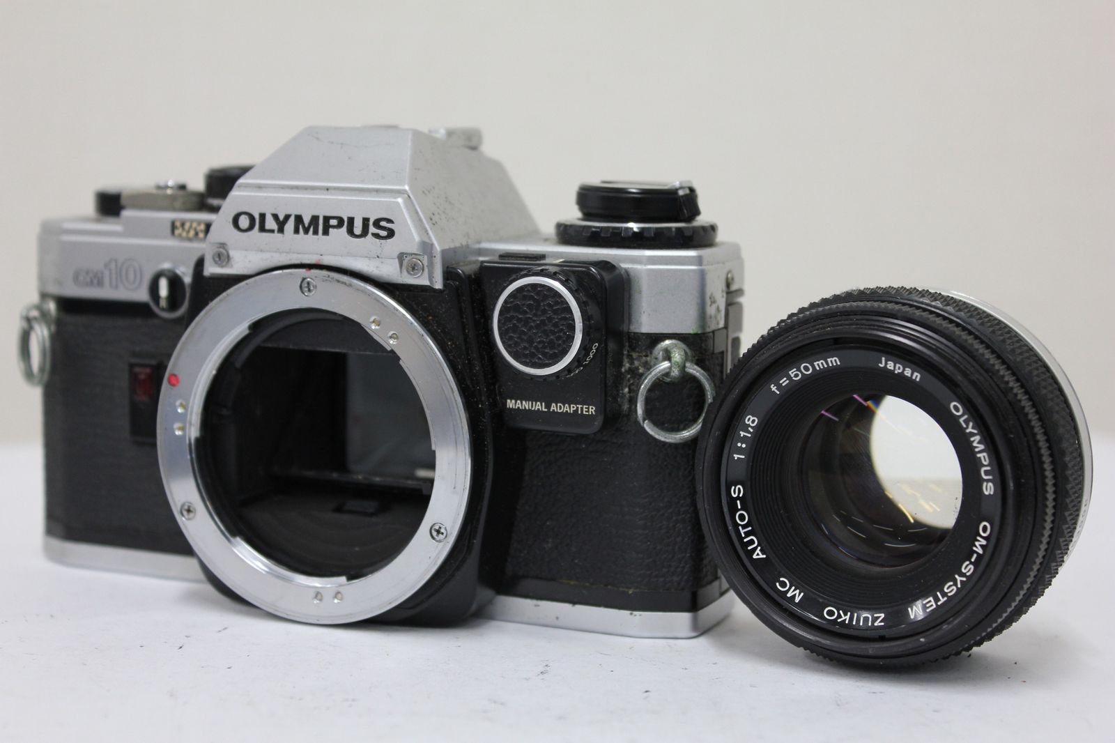 品 オリンパス Olympus OM-10 OM-SYSTEM ZUIKO MC AUTO-S 50mm F1.8 ボディレンズセット e3393
