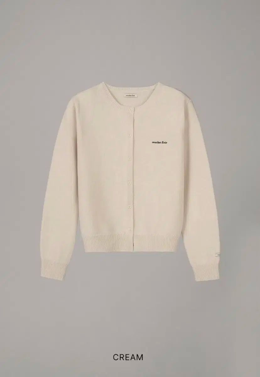 オーバーデューフ ウール カーディガン クリーム