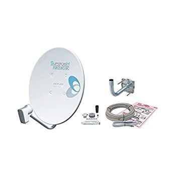 非常に良い DXアンテナ BSアンテナ 2K 4K 8K 対応 45cm形 BS 110°CS アンテナセット 同軸ケーブル 取り付け金具 インジケーター付き BC453SCK