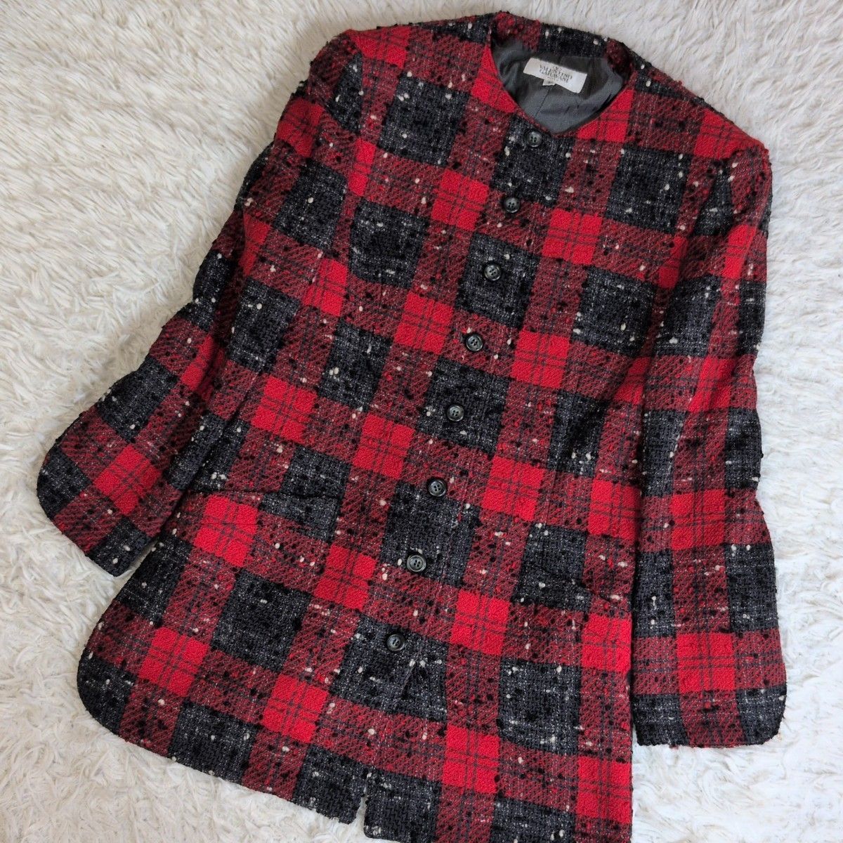 専用　VALENTINO ヴァレンティノ　ノーカラーツイードジャケット　40 専用 VALENTINO ヴァレンティノ ノーカラーツイードジャケット 40 専用