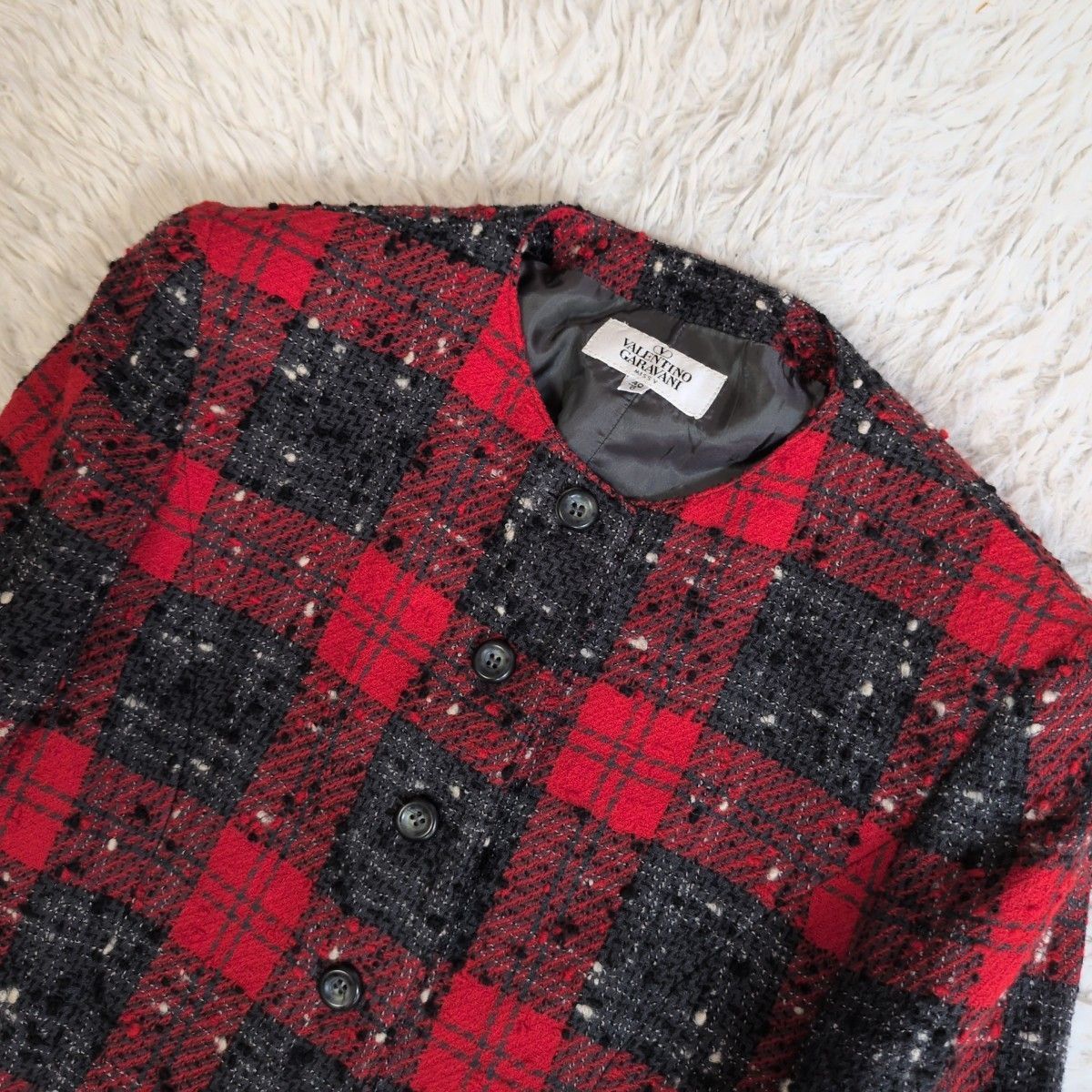 レッドヴァレンティノ ウールコート40 レッドヴァレンティノ