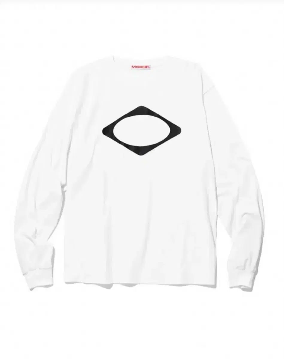 送料無料。 ミスチーフ RHOMBUS ロングスリーブ 白 M 風格のある