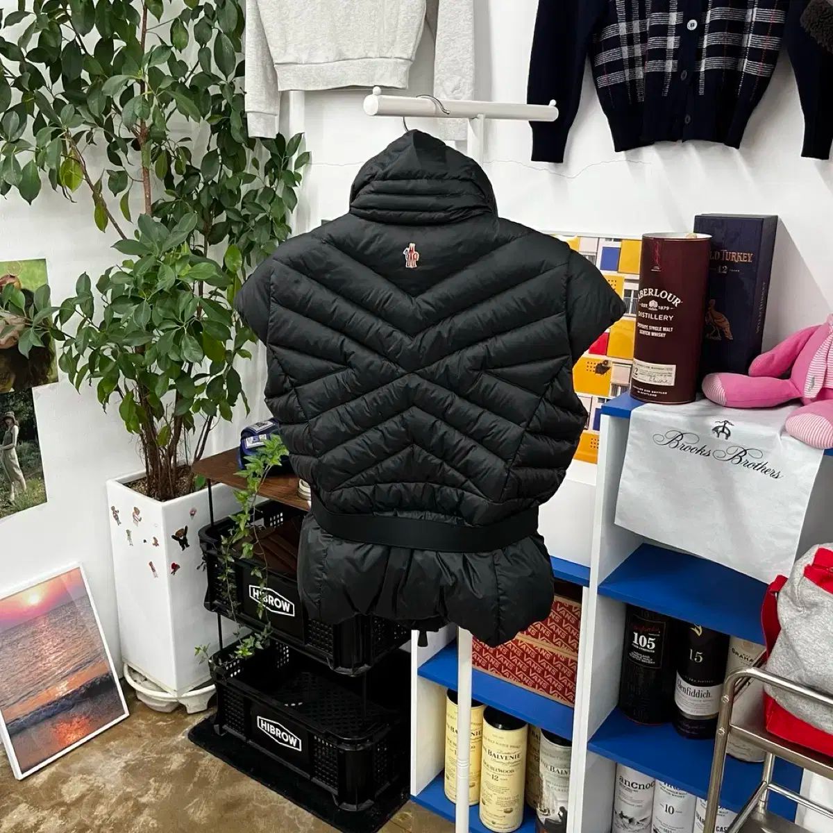 MONCLER モンクレール レディース ブラック ダウン ベスト