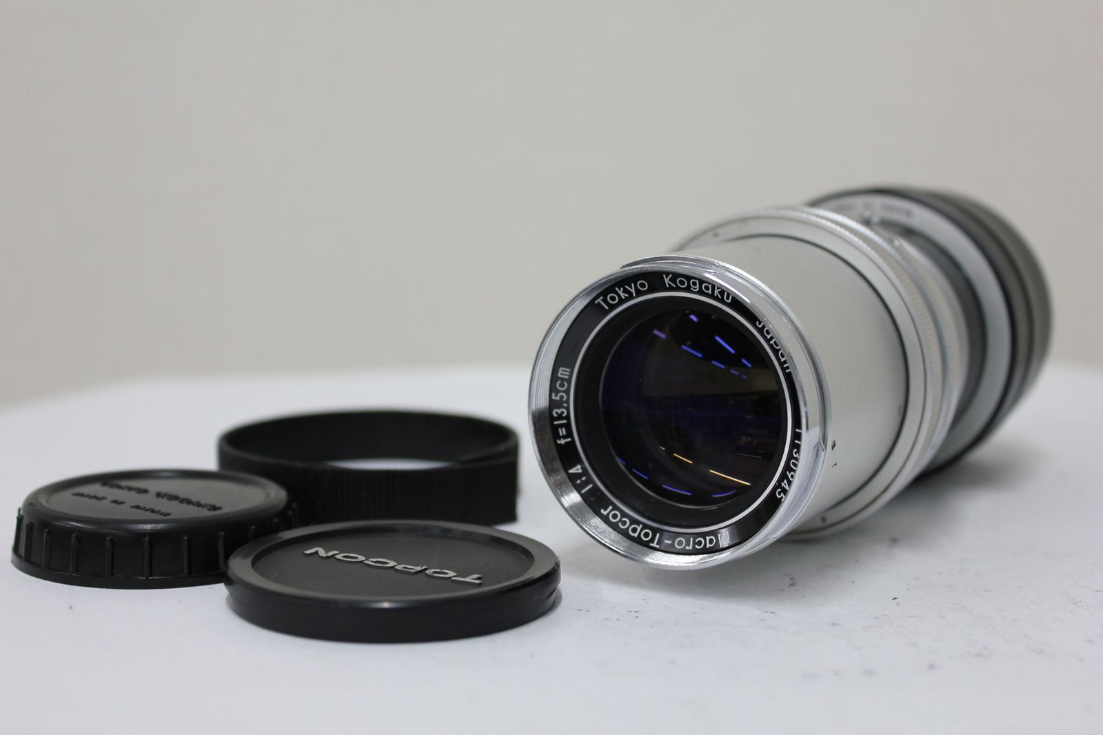 返品保証 トプコン Topcon Macro-Topcor 13.5cm F4 リングセット e3406