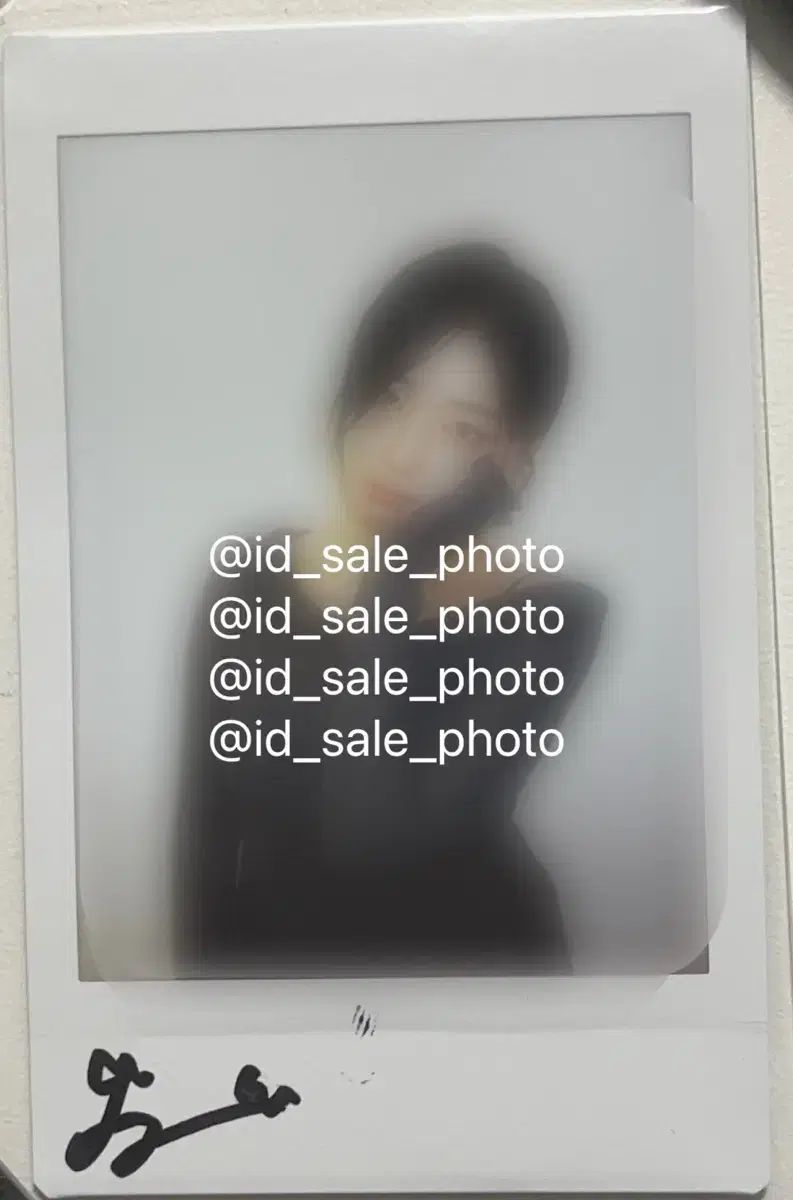 トリプルS ソヒョン サイン チェキ ポラロイド