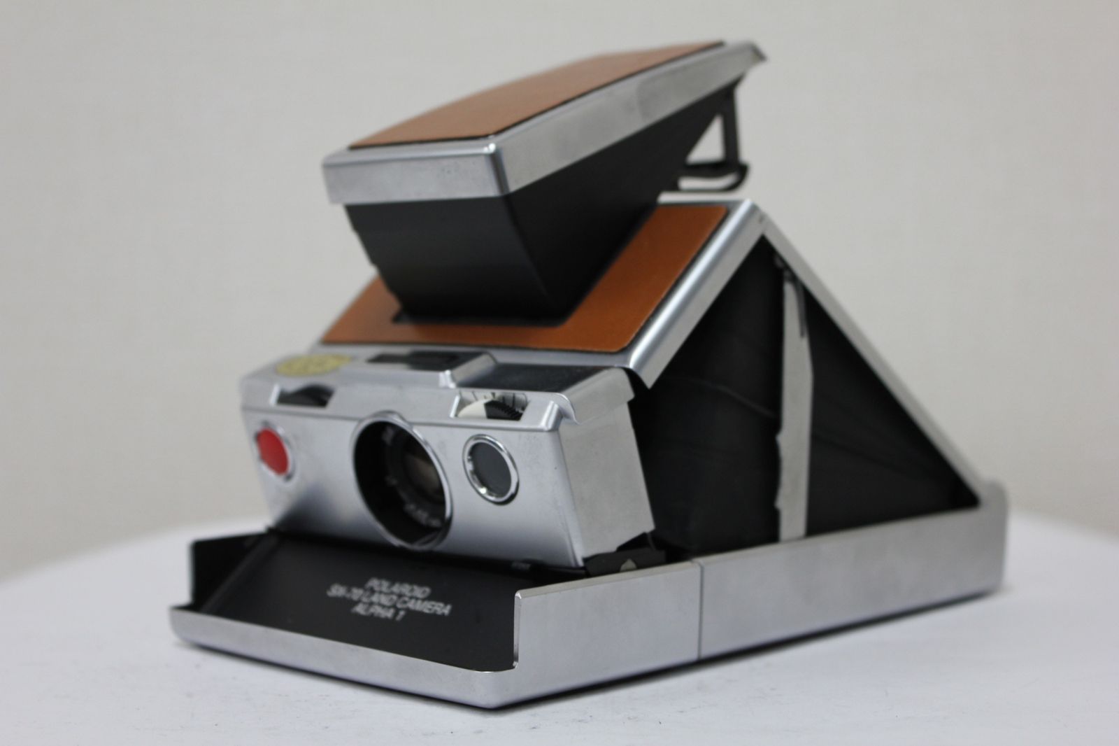 返品保証 ポラロイド Polaroid SX-70 Alpha1 ブラウン ポラロイドカメラ e3407